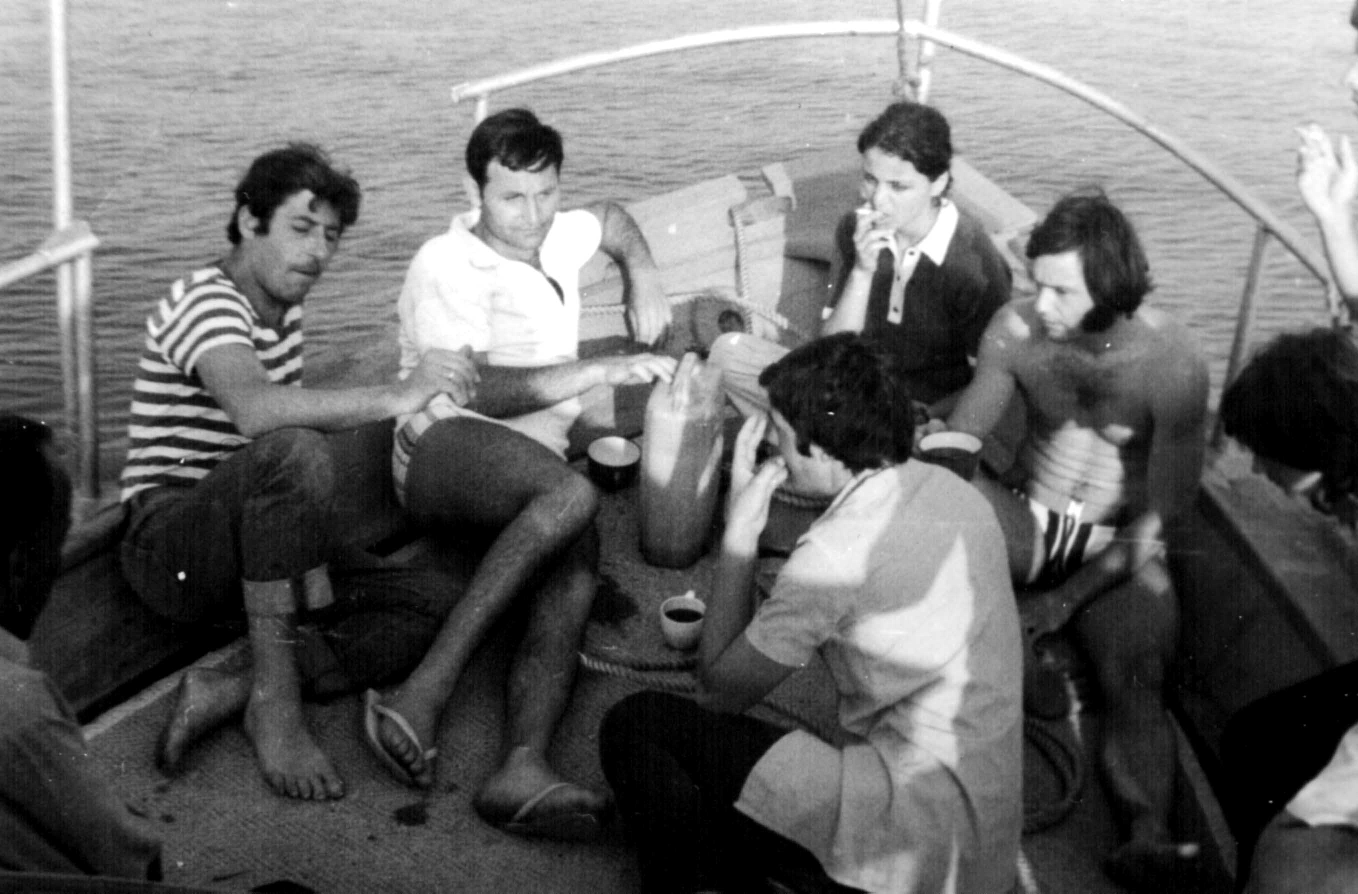 VV na brodu Baldo Kosic 1971 24